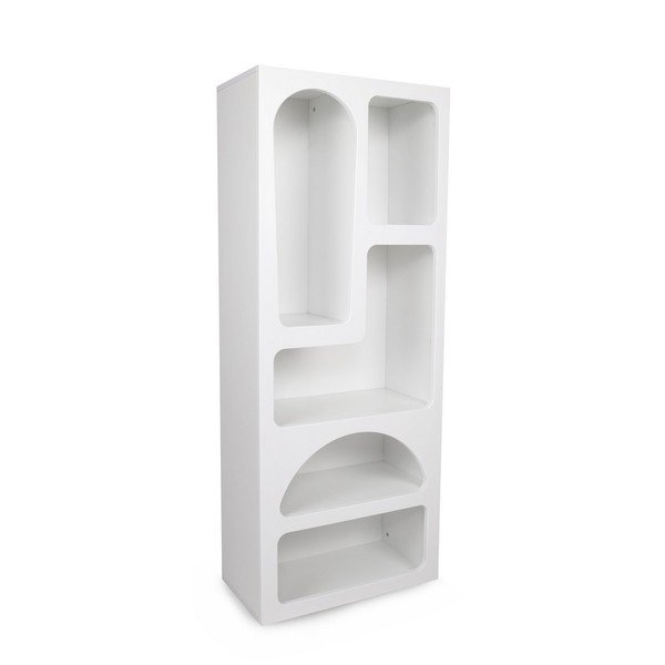 Bílá knihovna 60x150 cm Lorin – Kalune Design-image-2