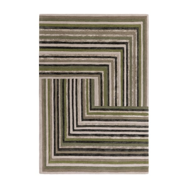 Zelený vlněný koberec 200x300 cm Network Forest – Asiatic Carpets