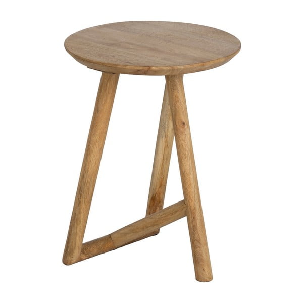 Kulatý odkládací stolek z mangového dřeva ø 40 cm Mao – Ixia