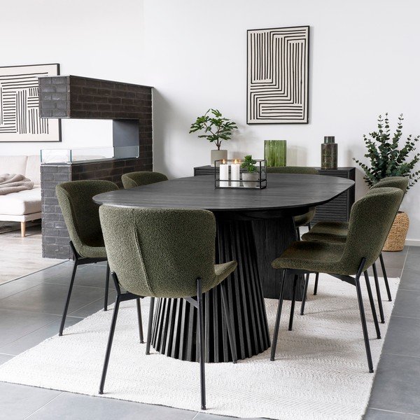 Rozkládací jídelní stůl s přídavnou deskou v dekoru dubu Osaka – House Nordic-image-1
