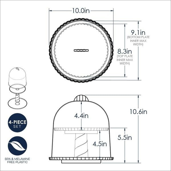 Etažér s poklopem Nordic Ware-image-2