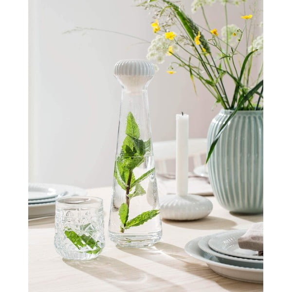 Mentolově modrá kameninová váza Kähler Design Hammershoi, ⌀ 16,5 cm-image-1