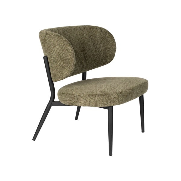 Zelené křeslo Sanne – White Label