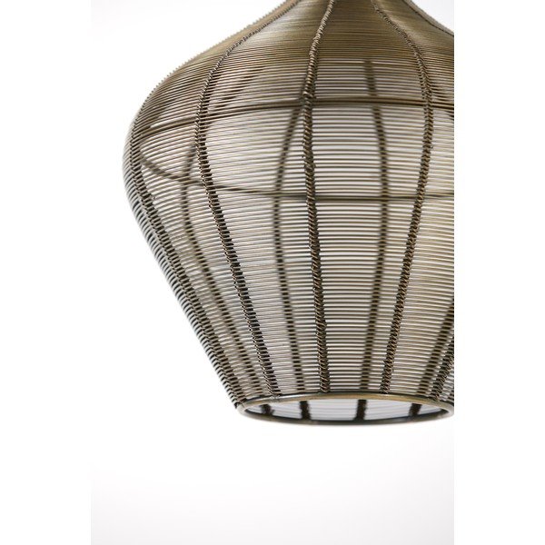 Kovové závěsné svítidlo v bronzové barvě ø 27 cm Alvaro – Light & Living-image-3