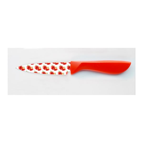 Červený nůž s pouzdrem Jean Dubost Funky Red