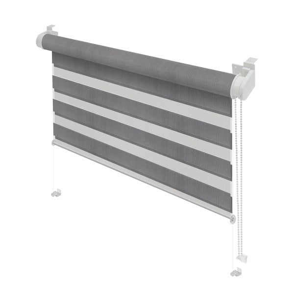 Šedá roleta den a noc 80x150 cm Zebra – Gardinia-image-1