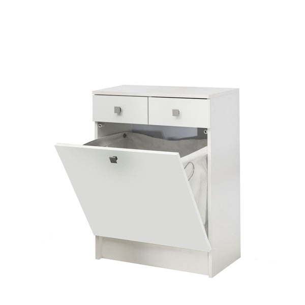 Bílá skříňka na prádlo 13Casa Click-image-2