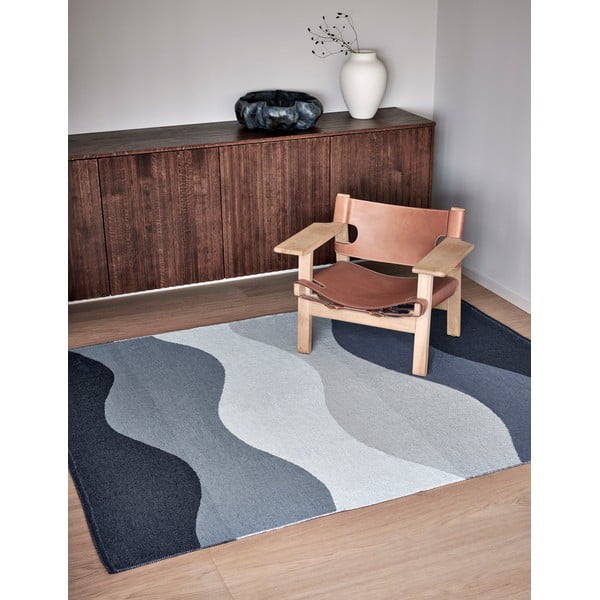 Modrý vnitřní a venkovní běhoun 70x300 cm Urvi Water – Pappelina-image-3