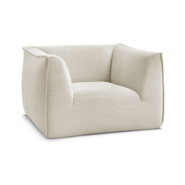 Béžové manšestrové křeslo Giorgia – Bobochic Paris