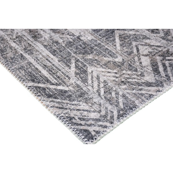 Šedý pratelný koberec 80x50 cm - Vitaus-image-2