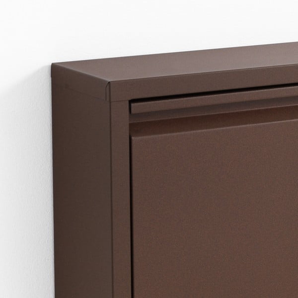 Hnědý nástěnný botník Tomasucci Sandy, výška 103 cm-image-1