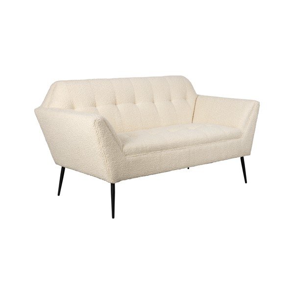 Krémová pohovka z textilie bouclé 150 cm Kate – Dutchbone-image-2
