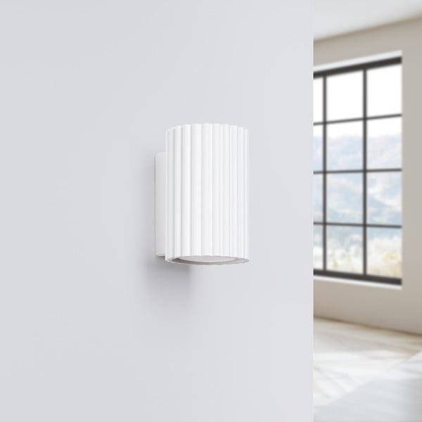 Bílé nástěnné svítidlo Gleam – Sollux-image-3