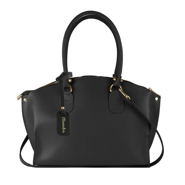Černá kožená kabelka Maison Bag Mary