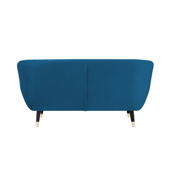 Modrá pohovka s černými nohami Mazzini Sofas Amelie, 158 cm-image-4