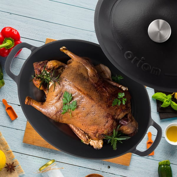 Litinový pekáč 27x42 cm LITINA SMALT – Orion-image-1