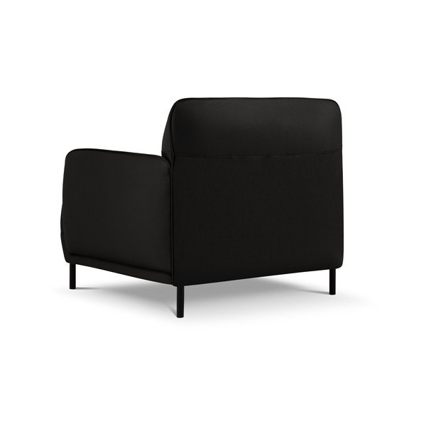 Černé kožené křeslo Windsor & Co Sofas Neso-image-2