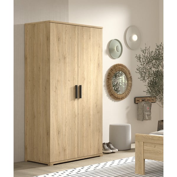 Dětská šatní skříň v přírodní barvě 100x199x59 cm Sam – Vipack-image-1