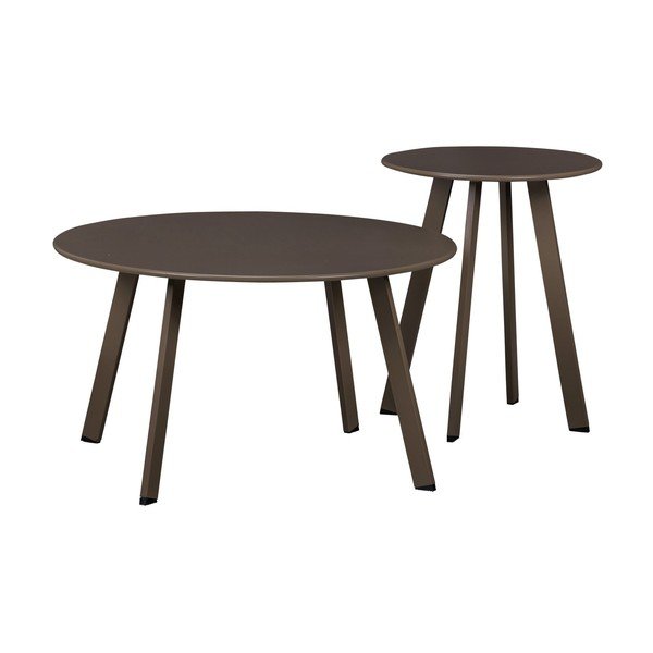 Kovový kulatý zahradní stolek ø 40 cm Fer – WOOOD-image-2