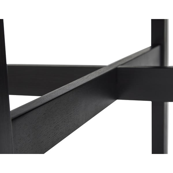 Černý kulatý jídelní stůl ø 120 cm Fjord – Hübsch-image-2