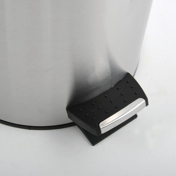 Nášlapný ocelový odpadkový koš v matně stříbrné barvě 3 l   Adonis – Spirella-image-4