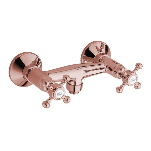 Růžová nástěnná sprchová baterie (1 výstup) Antea – Sapho