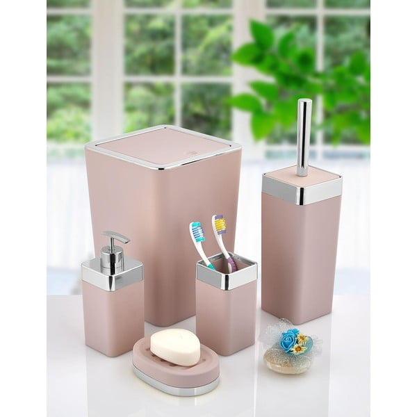 Růžová sada doplňků do koupelny – Oyo Concept-image-1