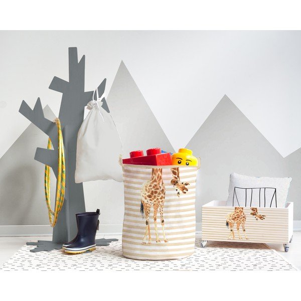 Skládací úložný koš Really Nice Things Quirky Giraffe-image-1