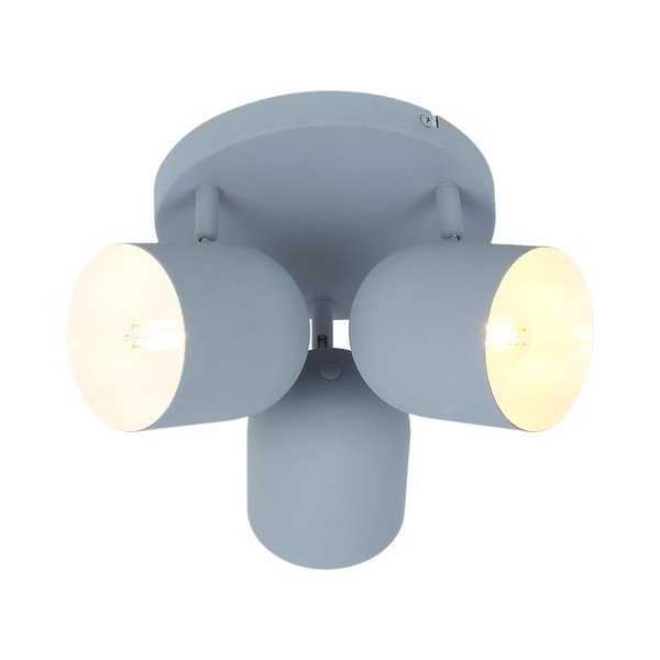 Světle modré stropní svítidlo s kovovým stínidlem 32x32 cm Azuro – Candellux Lighting-image-1