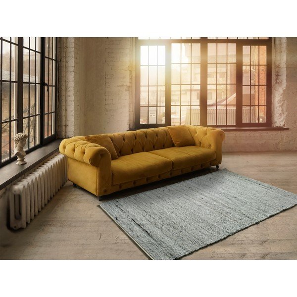 Světle šedý koberec z recyklovaného plastu Universal Cinder, 60 x 110 cm-image-1