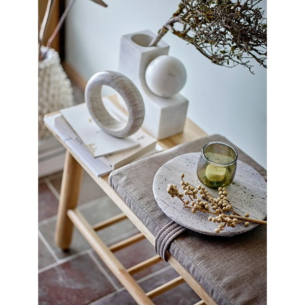 Bílá mramorová váza Abbelin – Bloomingville-image-2