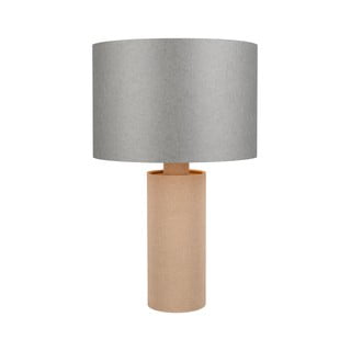 Šedo-béžová stolní lampa (výška 48 cm) Canio – Trio