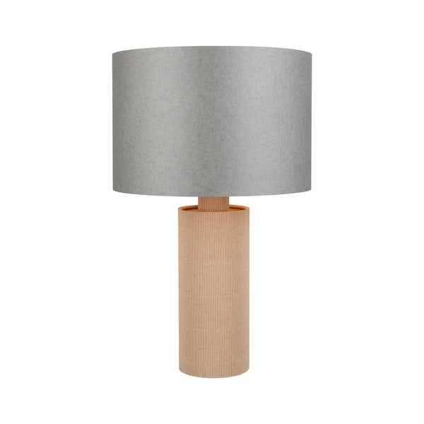 Šedo-béžová stolní lampa (výška 48 cm) Canio – Trio