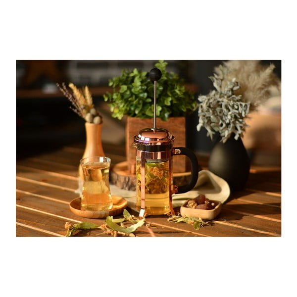 Světle měděný french press Bambum Taşev Holmes, objem 350 ml-image-1