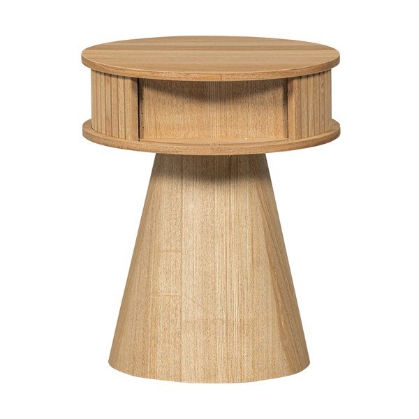 Noční stolek v dekoru borovice v přírodní barvě Karri – WOOOD-image-4