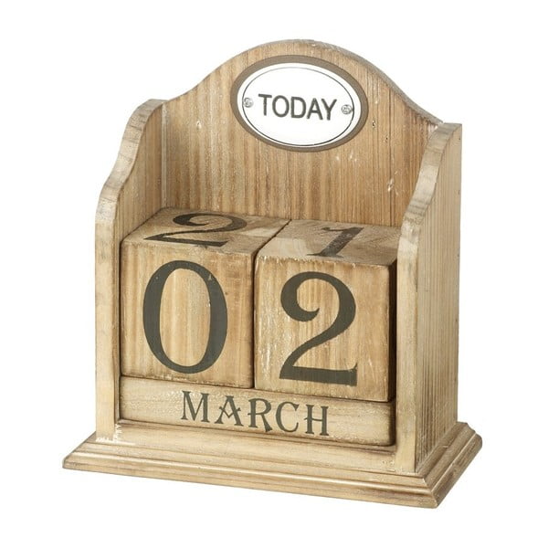 Dřevěný stolní kalendář Perpetual