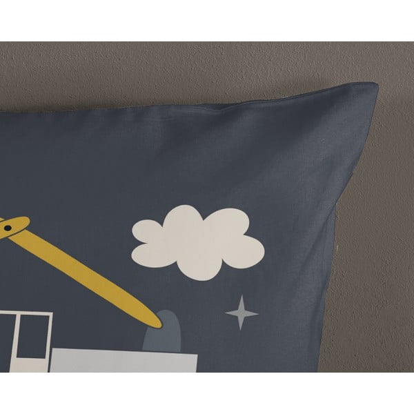 Šedé bavlněné dětské povlečení na jednolůžko 140x200 cm Rush – Good Morning-image-3