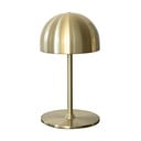 LED stolní lampa na dálkové ovládání v mosazné barvě s kovovým stínidlem (výška 22 cm) Tim – Sirius