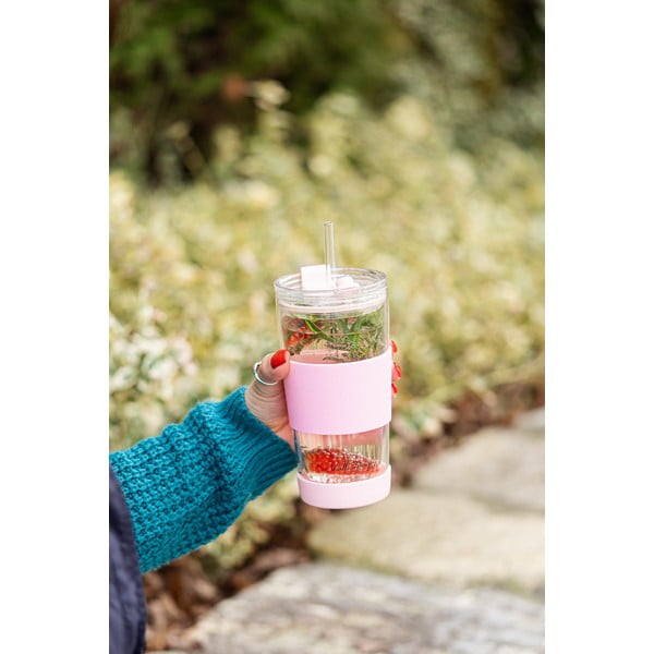 Růžový termo hrnek 600 ml Fuori – Vialli Design-image-4