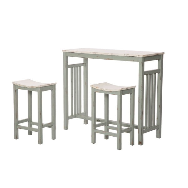 Barový stolek se 2 stoličkami Mauro Ferretti Legno