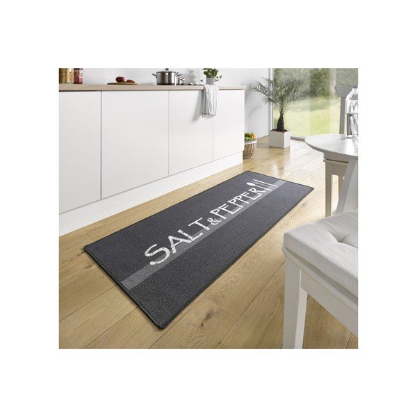 Šedý kuchyňský běhoun Hanse Home Salt & Pepper, 67 x 180 cm-image-4