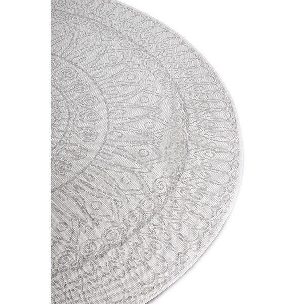 Světle šedý kulatý koberec ø 120 cm Spirit – Hanse Home-image-4