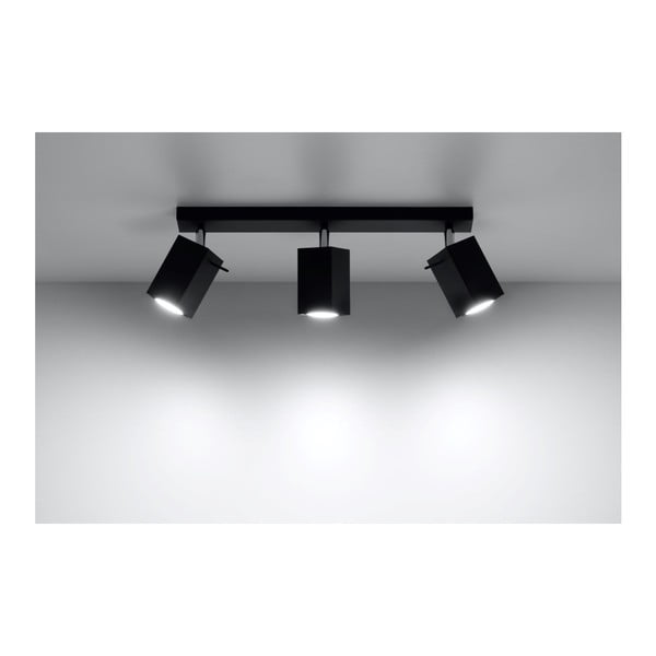 Černé stropní světlo Sollux Toscana-image-1