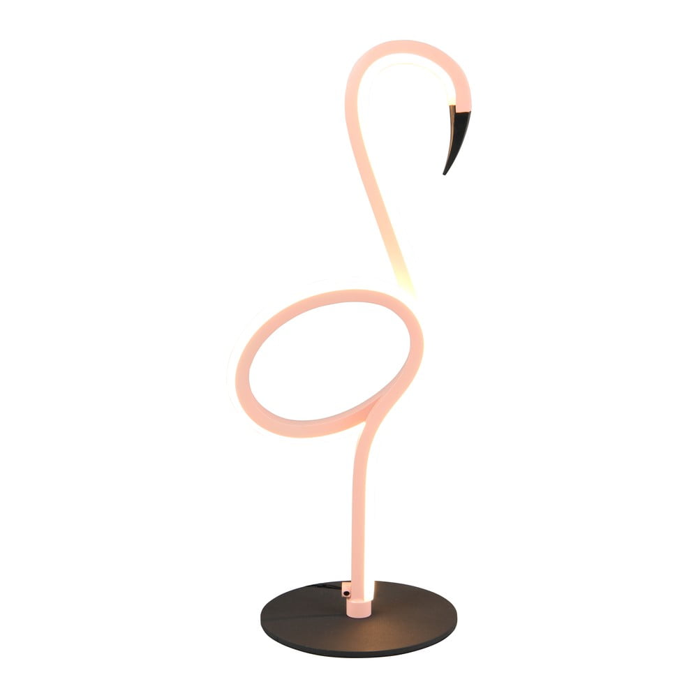 Růžová LED stolní lampa (výška 35 cm) Ingo – Trio