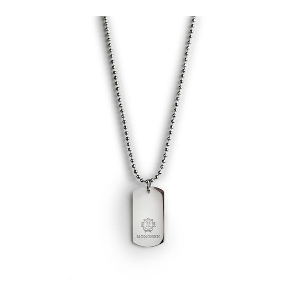 Pánský náhrdelník s přívěskem z nerezové oceli Monomen Guro