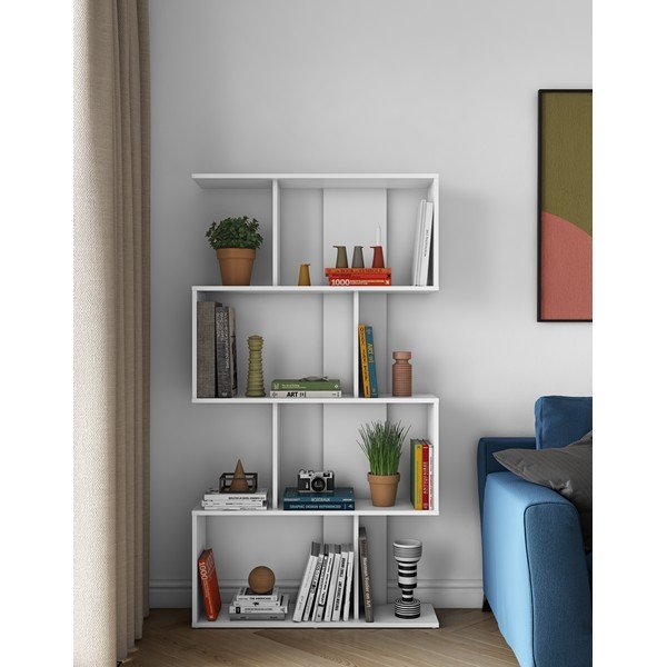 Bílá knihovna 89x165 cm Sigma - TemaHome-image-1