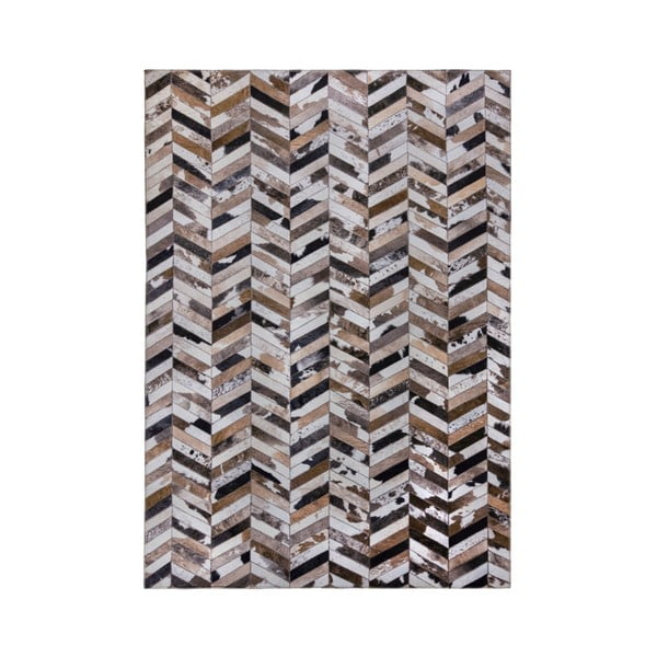 Hnědý koberec Flair Rugs Jesse, 160 x 230 cm