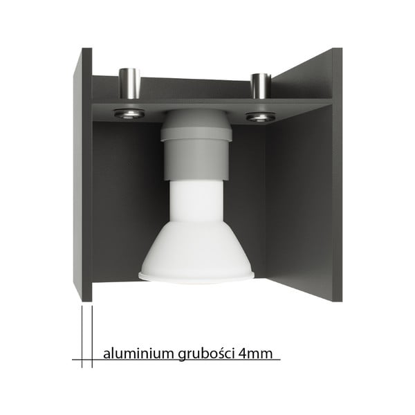 Šedé nástěnné svítidlo Carlo – Sollux-image-2