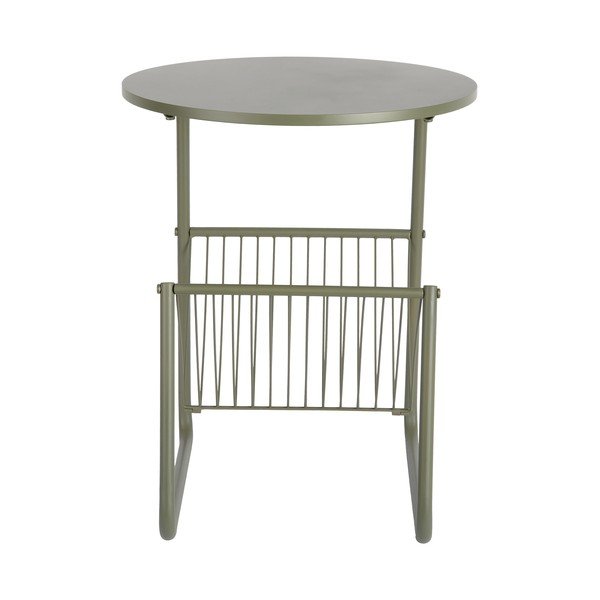 Kovový kulatý odkládací stolek ø 40 cm Riqueza Revista – Leitmotiv-image-4