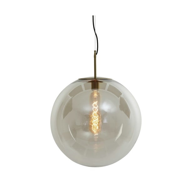 Závěsné svítidlo v bronzové barvě se skleněným stínidlem ø 48 cm Medina – Light & Living-image-2